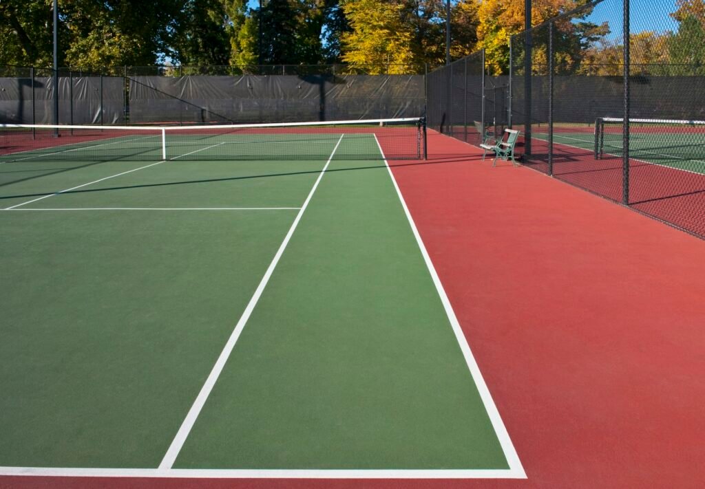 Empty Tennis Court