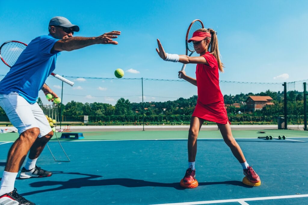 Tennis training